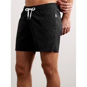 Onia swim shorts BNWOT black men's sz XLarge straight leg mid-length
